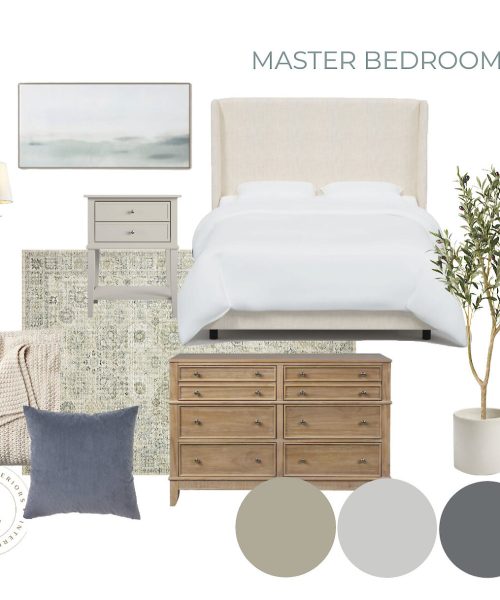 Moodboard for Website- Master Bedroom